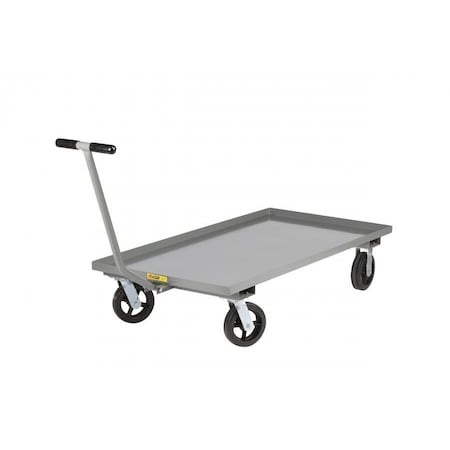LITTLE GIANT Caster Steer Wagon, 2000 lbs Capacity, 36" x 72" Deck Size CSW36728PY
